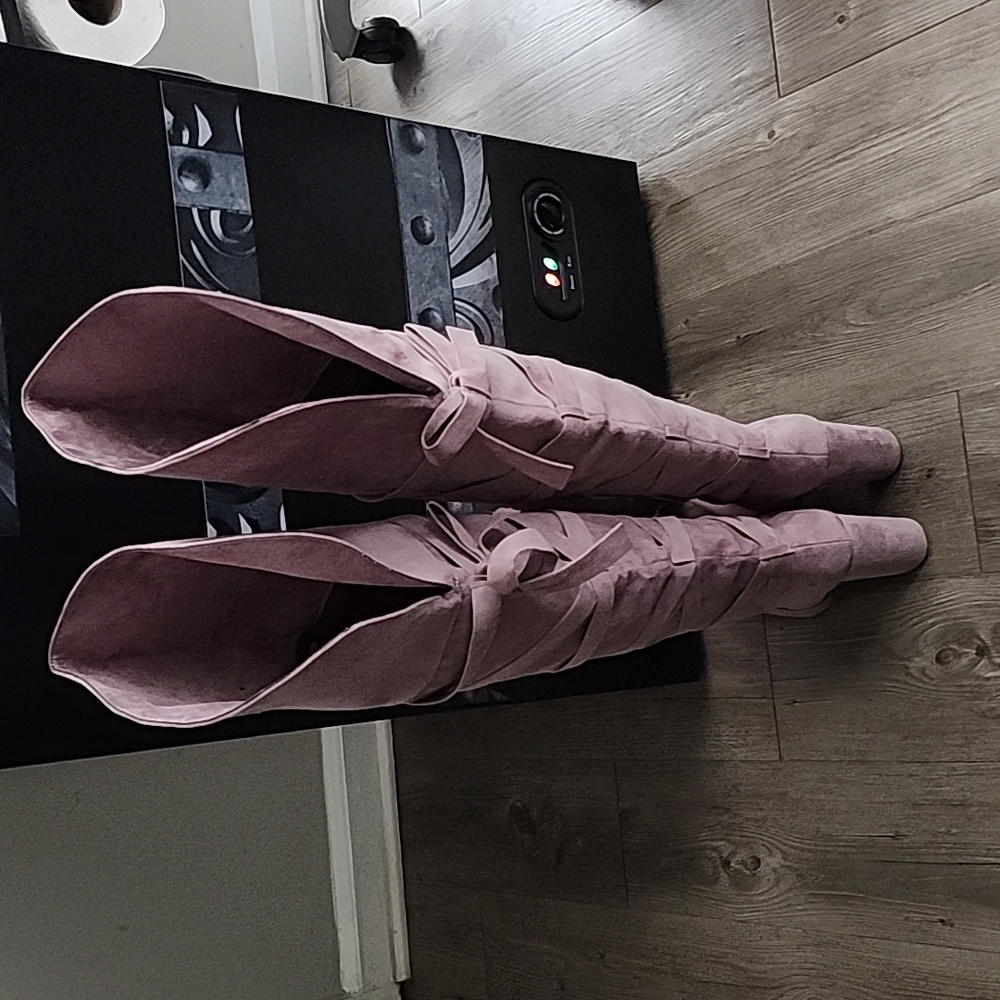 Monet Thigh-High Boot, Size= 9.5, Mauve